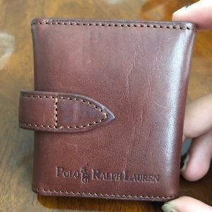 VINTAGE TRIFOLD RALPH LAUREN PHOTO HOLDER